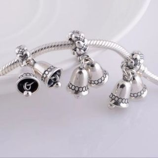 Sale - Christmas Bell silver charm ชาร์มกระดิ่งคริสมาสต์ แพนเงินแท้ พร้อมส่ง