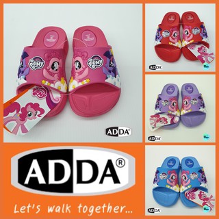 รองเท้าแตะ เด็กผู้หญิง แบบสวม ADDA ลายโพนี่ My Little Pony  31K61 เก็บเงินปลายทาง