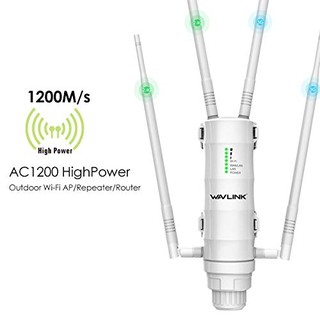 เครื่องขยายสัญญาณ Wi-Fi Wavlink สัญญาณกลางแจ้งรุ่น AC1200 outdoor Dual - band AP/Range 🔥