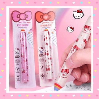 💟พร้อมส่ง💟ยางลบแบบแท่งHello Kitty งานน่ารัก อันใหญ่คุ้ม ใช้ได้นาน🧸🐰🧁🍒💟🌈