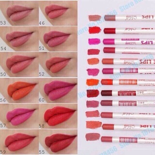 [1 กล่อง มี 12 แท่ง] ME NOW True Lips ดินสอเขียนขอบปาก