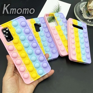 เคส-Samsung Galaxy A21s A01 A20 A30 A02 A50 A50s A30s A70 A70s A71 A31 A51 A72 A12 A52 A32 5G A11 A21 A10e A10 S8 S8 Plus Pop Push It Bubble|DSD