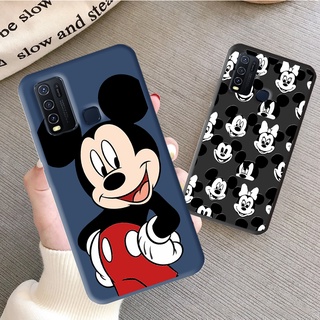 เคสโทรศัพท์มือถือ ซิลิโคน ลายมิกกี้เมาส์ สําหรับ VIVO Y20 Y20i Y21 Y33S Y11S Y12S Y15S Y15A Y12 Y12A Y20A Y20S Y21A Y21T Y91c Y01 Y1S