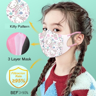 【พร้อมส่ง】หน้ากาก 3d ลายการ์ตูน 3 ชั้น สําหรับเด็ก 50 ชิ้น