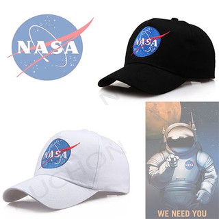 พร้อมส่ง!! NuChon Hat หมวกแก๊ปสีขาว-สีดำรุ่น NASA M CAP 88898 (Black)