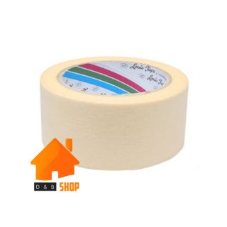 เทป กระดาษกาวย่น เหนียว ทนความร้อนไม่เป็นคราบ ขนาด 2 นิ้ว x 20 หลา Louis Tape(หลุยส์เทป)