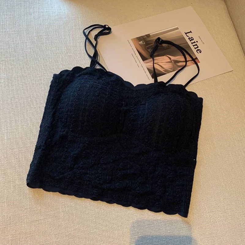 [ส่งจากไทย] 𝑩𝒓𝒂𝑩𝒓𝒂𝑩𝒓𝒂 #bra-185 บรา เสื้อทับ สายเดี่ยว มีฟองน้ำ เป็นทรง ผ้าดีมาก รูปที่ 5