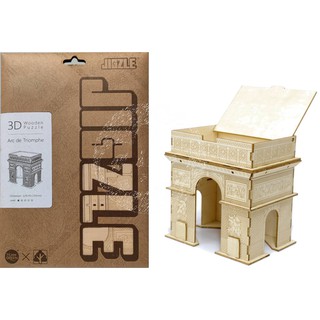 &gt;&gt;พร้อมส่ง&lt;&lt;จิ๊กซอว์ไม้ [JIGZLE Wooden Puzzle] -- Arc de Triomphe