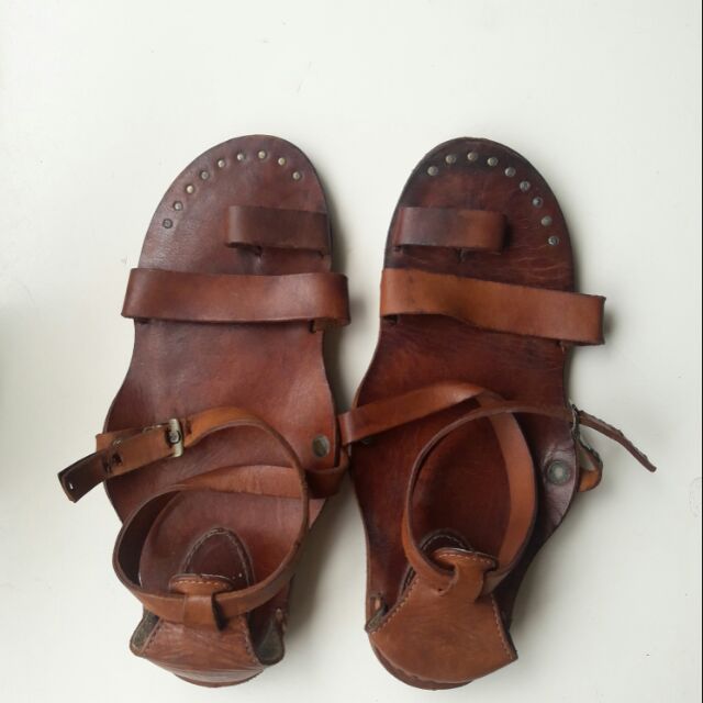 Dr. Martens leather sandals size 39 รองเท้าแตะหนังรัดส้น