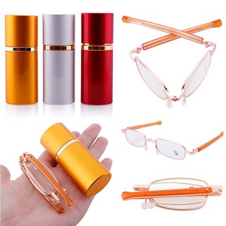 bestprice1920 แว่นตาอ่านหนังสือสีทองพับได้ Unisex