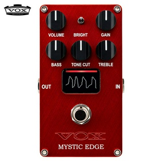 Vox® Mystic Edge เอฟเฟคกีตาร์ เสียงแตก Distortion ให้โทนเสียงเสมือนแอมป์ Vox รุ่น AC30 มีสวิตช์เลือกได้ 3 โหมด