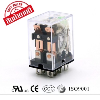 LY2  LY2N  10A RELAY 12VDC , 24VDC,110V, 220VAC +Socket ได้ทั้งชุด