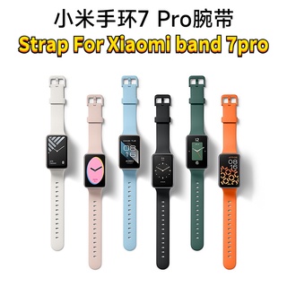 ใหม่ พร้อมส่ง [สไตล์ทางการ] สายรัดข้อมือซิลิโคน แบบเปลี่ยน สําหรับ Xiaomi Band 7 Pro Xiaomi 7pro Xiaomi 7pro