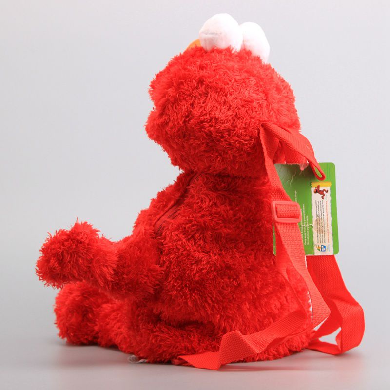 Sesame Street กระเป๋าเป้สะพายหลัง ลายตุ๊กตา Elmo Cookie Monster Big Bird ของเล่นสําหรับเด็ก