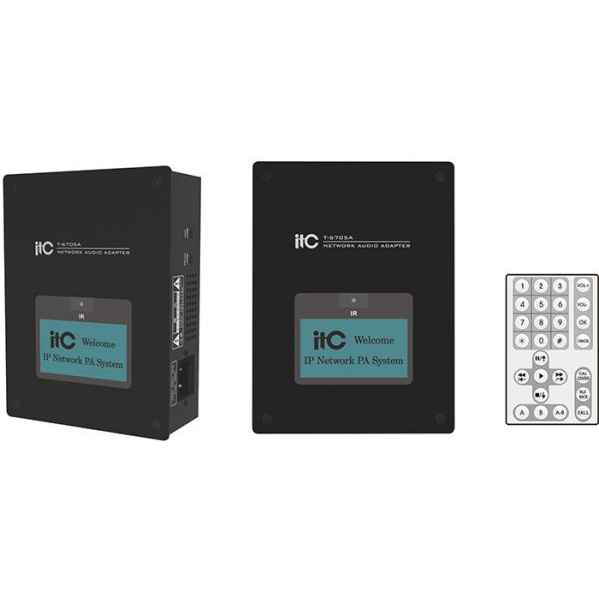 ITC Audio T-6705A เครื่องส่งเสียงผ่าน IP Network Audio Adapter