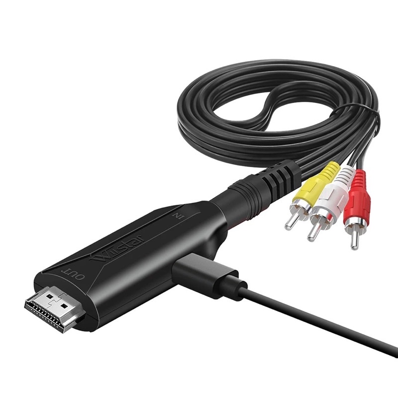 Av To Hdmi Converter Av ไปยัง Hdmi อะแดปเตอร์ Av To Hdmi Upscaler บอร์ด Rca To Hdmi Converter Rca To Hdmi converter ทีวี