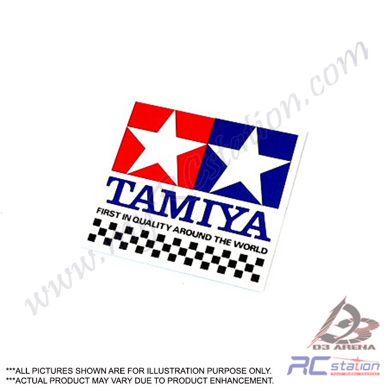 Tamiya 66001 - สติ๊กเกอร์ Tamiya (S) 61mmx58mm [66001]