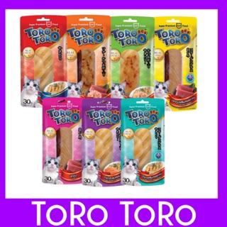 ขนมแมว Toro Toro (โทโรโทโร่) ปลาชิ้นเต็มคาราเบลลล สำหรับแมว อร่อยเต็มคำ
