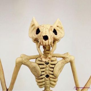 Up[]-Halloween Skeleton Bat Bonez Scary Haunted House Decoration Decor Season Prop Party Accessories