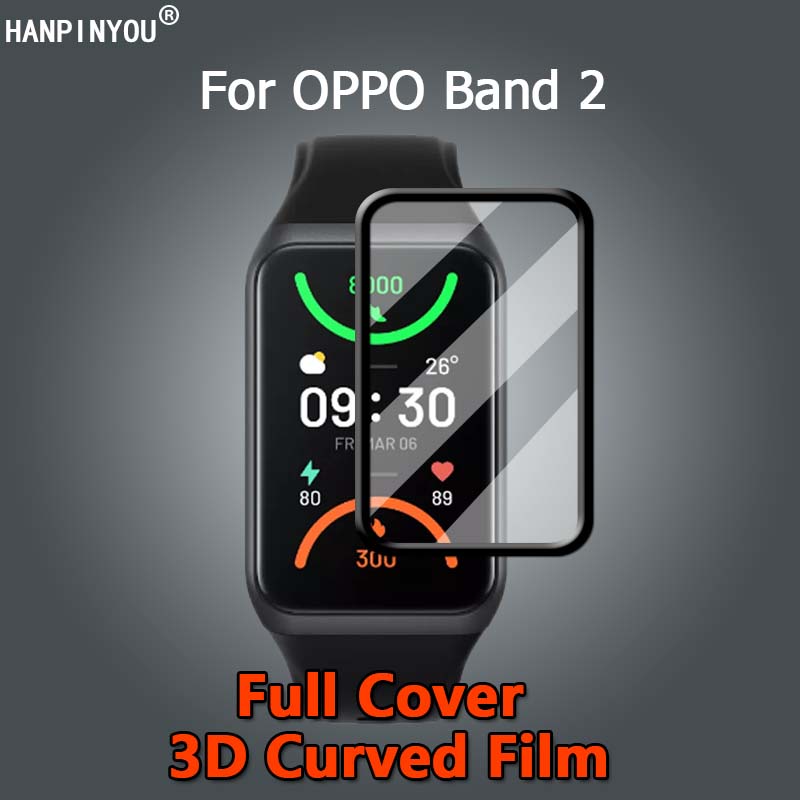 สําหรับ OPPO Band 2 Band2 สมาร์ทนาฬิกา Ultra Clear 三维 โค้งนุ่ม PMMA ฟิล์มป้องกันหน้าจอ - ไม่ใช่กระจกนิรภัย