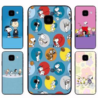 เคสโทรศัพท์แบบนุ่ม snoopy น่ารักสําหรับ samsung j 4+j6+j2 j4 j 7 core a 2 core j7 pro j 4 j 6 2018 l