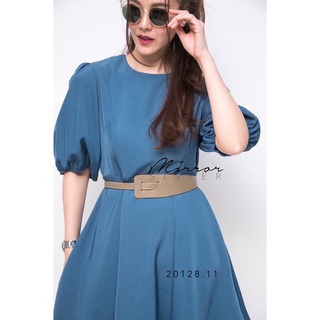 HemmA DReSS•• เดรสเชิ้ตแขนสั้นทรงน่ารัก ถูกใจสาวๆworking womanแน่นอน แพทเทิร์นเบสิคเรียบง่าย