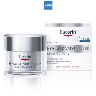 Eucerin Hyaluron (3X) Filler Day Cream SPF15 50 ml. - ผลิตภัณฑ์ลดเลือนริ้วรอย และยกกระชับผิว ผสมสารป้องกันแสงแดด SPF 15 สูตรกลางวัน