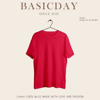 เสื้อยืดสีบานเย็น เสื้อยืดแขนสั้น เสื้อยืดราคาโรงงาน เสื้อยืดสีพื้น เสื้อยืดเปล่า cotton100% แขนสั้น