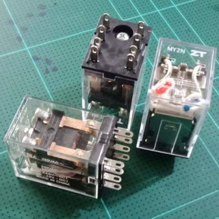 MY2N 220VAC 8ขา รีเลย์ 220V 8ขา MY2N AC220V 5A 250V RELAY 220Vสินค้าคุณภาพดีราคาย่อมเยาว์(แพ็ค10ตัว)