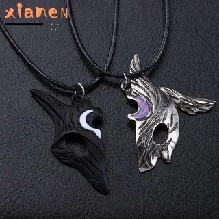 XIANSTORE 2Pcs Classic Kindred Chain Pendant Necklace Meaningful Couples Puzzle Jewelry Eternal Hunter