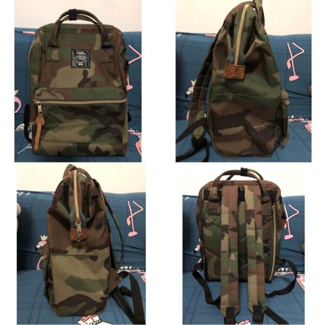 📌พร้อมส่ง📦✅Anello classic mini Backpack สี CAMO ของแท้