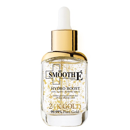 ( 4ML ) Smooth E 24K Gold Hydro boost anti-aging Supreme Serum 4ml. สมูทอี โกลด์ 24K [MFG 01/2023]