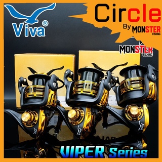 รอกตกปลา รอกสปินนิ่ง VIVA รุ่น Viper Series (BLACK GOLD)