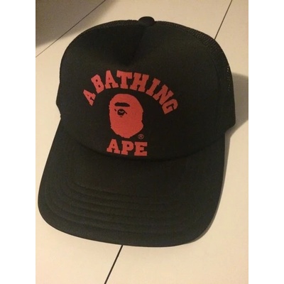 A BATHING APE หมวกตาข่ายหมวกอาบน้ํา Ape Trucker