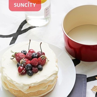 พิมพ์อบขนม พิมพ์อบเค้ก พิมพ์เค้กถอดก้นได้ เคลือบสีแดง อย่างดี งานแบรนด์​ suncity