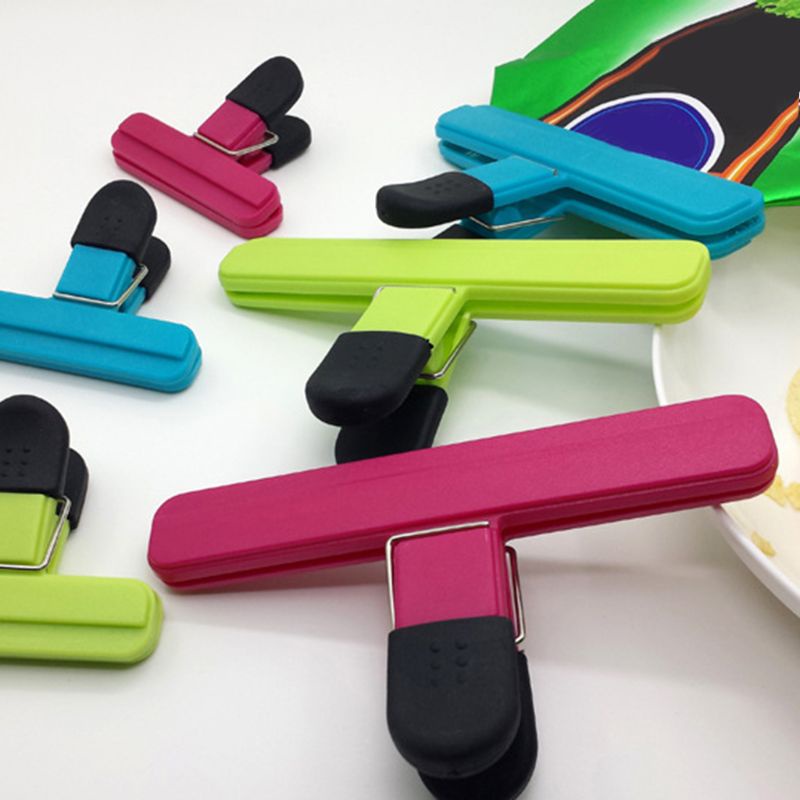 be> 2/3pcs Large Chip Bag Clips Food Clip Plastic Heavy Duty Air Tight Sealing Grip For Coffee Potato Food Bags