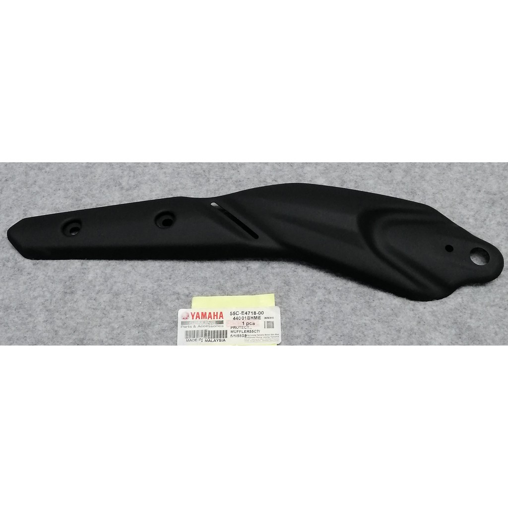 YAMAHA LC NEW MUFFLER PROTECTOR (สีดํา) 55C-E4718-00
