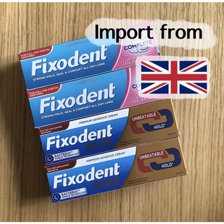 Fixodent Complete Fixodent Plus Fixodent Professional ครีมติดฟันปลอม มาตรฐานUSA ยอดขายอันดับ1 ในอเมริกา สินค้าจากอังกฤษ