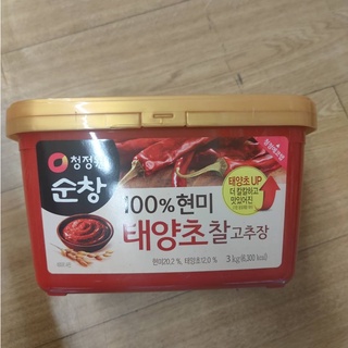 [Original] โคชูจัง 3กิโลกรัม 순창현미태양초찰고추장 Chungjungone Brown Rice Gochujang (โคชูจัง พริกแกงเกาหลี) [Original] Gochujang