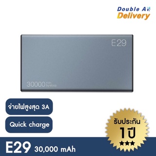 Eloop E29 แบตสำรอง Power Bank 30000 mAh  สีเทา,สีดำ