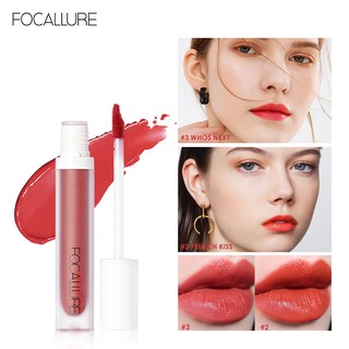 FOCALLURE ลิปกลอส สีพีช เคลือบริมฝีปาก ติดทนนาน