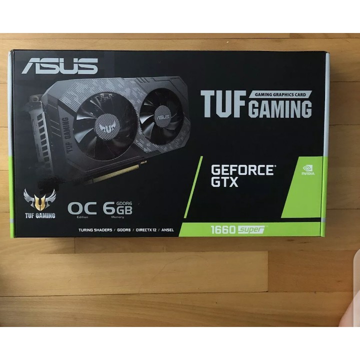 ASUS TUF GeForce GTX 1660 Super OC Edition TUF-GTX1660S-O6G-GAMING ...