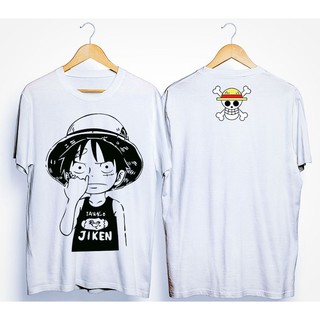 【ใหม่】เสื้อยืด ลายการ์ตูนอนิเมะ Onepiece Ngupil สีขาว