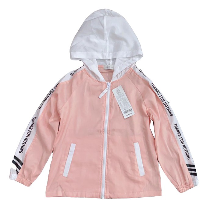 เสื้อแจ็คเก็ตผ้าลินินเคทแบบบางผลิตในเกาหลีสําหรับเด็กผู้หญิง 6-14T K288