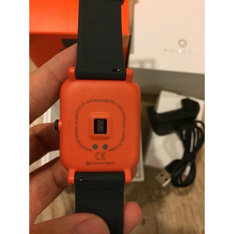 Amazfit Bip นาฬิกาอัจฉริยะ smart watch สีred orange - cropstationn ...