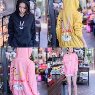 (ลดราคา)เสื้อฮู้แขนยาวลายกระต่าย