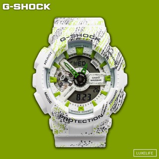 นาฬิกาข้อมือ CASIO รุ่น GA-110TX-7ADR G-Shock นาฬิกาข้อมือผู้ชาย สีขาว สายเรซิน