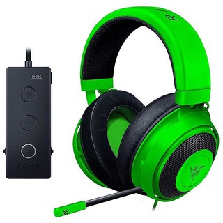 RAZER หูฟังเกมมิ่ง (สีเขียว) รุ่น Kraken Pro V2 Oval ของแท้ ประกันเหลือ 11 เดือน