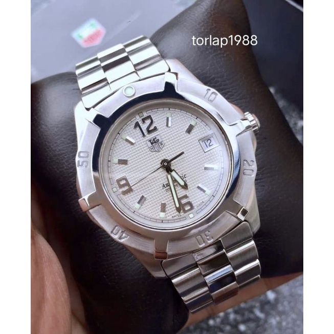 TAG Heuer King Size Exclusive New 2000 Series Automatic WN2110 Silver Texture Dial Men's Swiss Watch!!