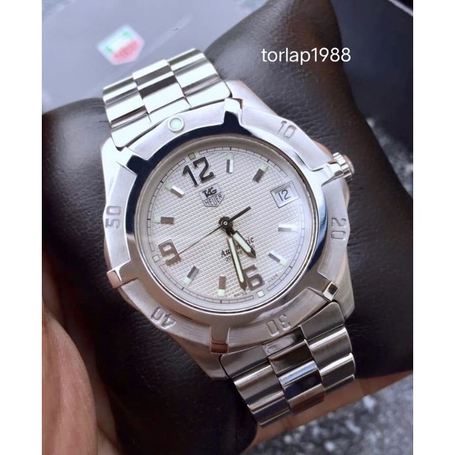 TAG Heuer King Size Exclusive New 2000 Series Automatic WN2110 Silver Texture Dial Men's Swiss Watch